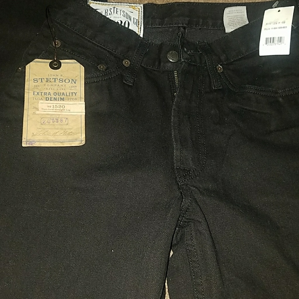 STETSON JEANS NO 1520 STRAIGHT LEG 26W 40L